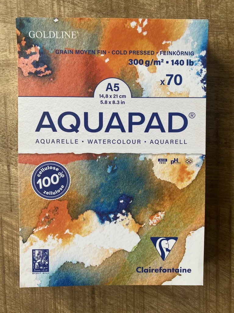 Aquapad papier is geschikt voor ecoline