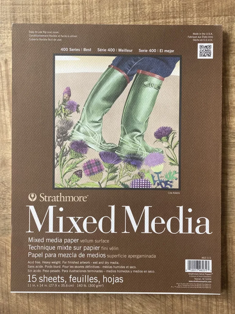 Strathmore Mixed Media Papier is geschikt voor Ecoline